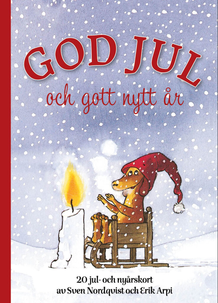 God Jul och Gott Nytt År – Vykortsbok