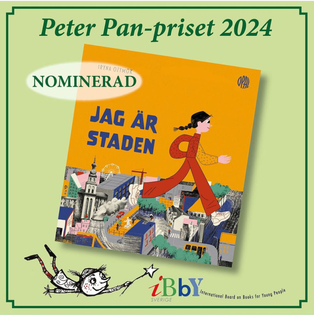 Jag är staden nominerad till Peter Pan-priset