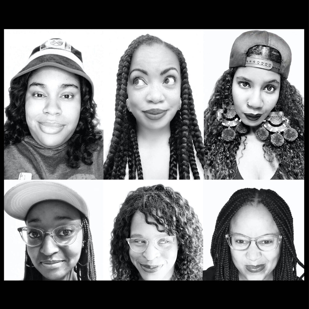 Angie Thomas, Ashley Woodfolk, Nicola Yoon, Nic Stone, Tiffany D. Jackson, Dhonielle Clayton.