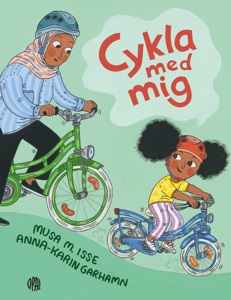 Omslag Cykla med mig