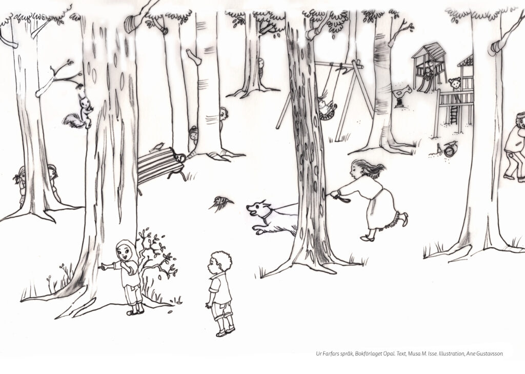 pysselbild ur farfars språk