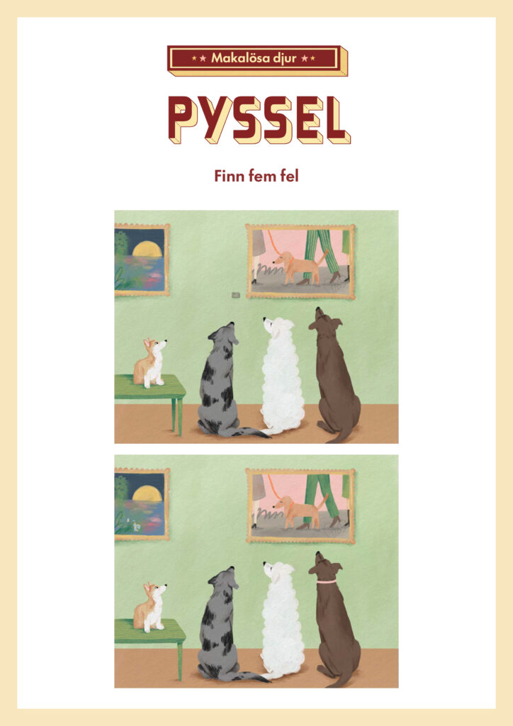 Makalösa djur pyssel