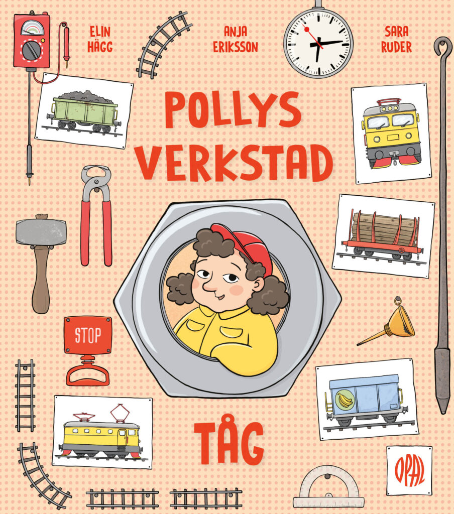Omslag Pollys verkstad: tåg